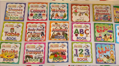 📚 17-in-1 Kids Early Learning Book Set | ABC, 123, Animals, Colours & Rhymes